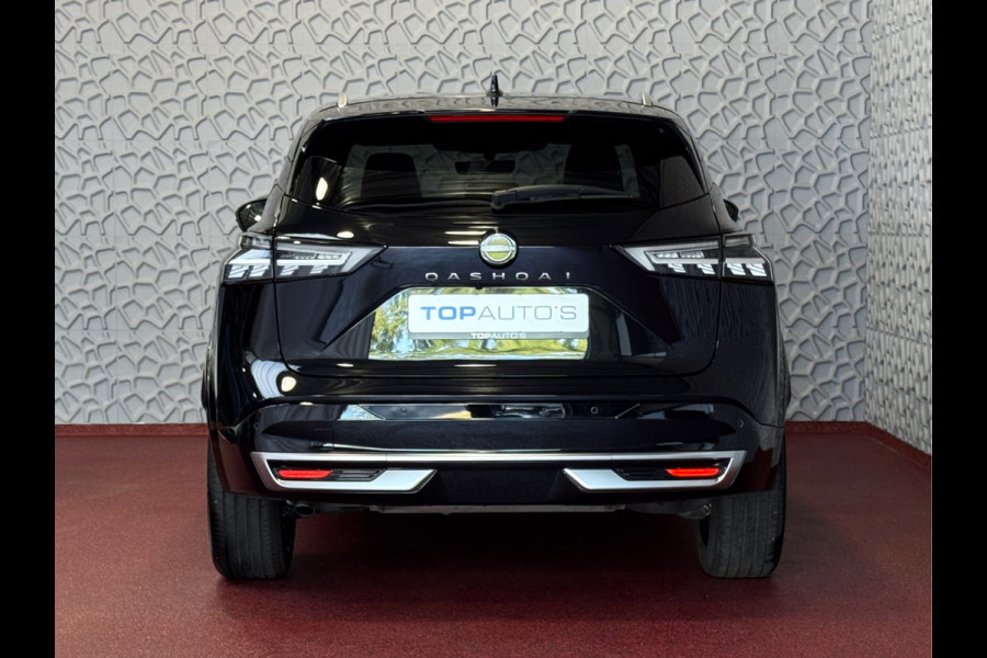 Nissan QASHQAI 1.3 MHEV 160PK TEKNA PLUS BOSE 20''LMV LEER ALCANTARA PANO MASSAGE BOSE STOEL/STUUR/RUIT VERW MATRIX.LED ELEK.KLEP HEADUP 20''LM 03/2025