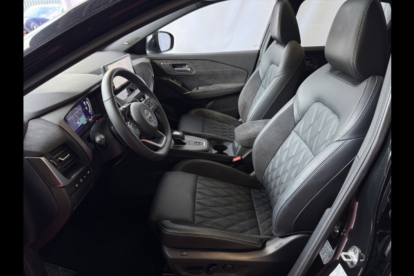 Nissan QASHQAI 1.3 MHEV 160PK TEKNA PLUS BOSE 20''LMV LEER ALCANTARA PANO MASSAGE BOSE STOEL/STUUR/RUIT VERW MATRIX.LED ELEK.KLEP HEADUP 20''LM 03/2025