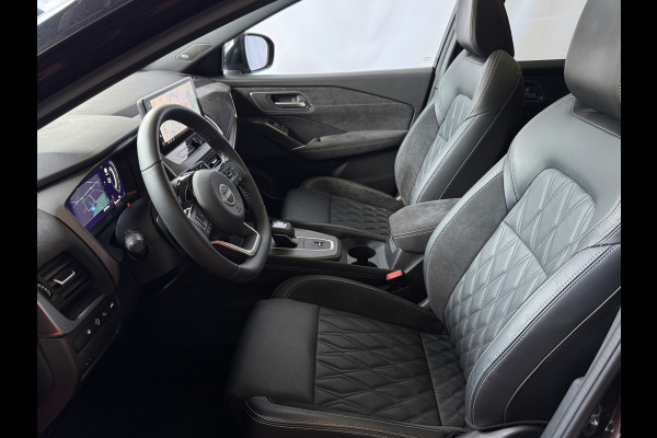 Nissan QASHQAI 1.3 MHEV 160PK TEKNA PLUS BOSE 20''LMV LEER ALCANTARA PANO MASSAGE BOSE STOEL/STUUR/RUIT VERW MATRIX.LED ELEK.KLEP HEADUP 20''LM 03/2025