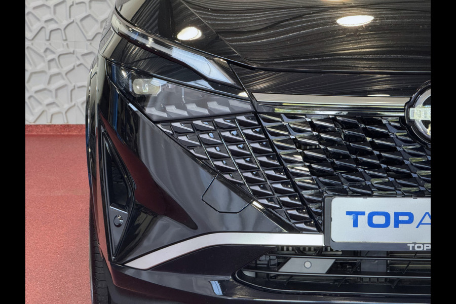 Nissan QASHQAI 1.3 MHEV 160PK TEKNA PLUS BOSE 20''LMV LEER ALCANTARA PANO MASSAGE BOSE STOEL/STUUR/RUIT VERW MATRIX.LED ELEK.KLEP HEADUP 20''LM 03/2025
