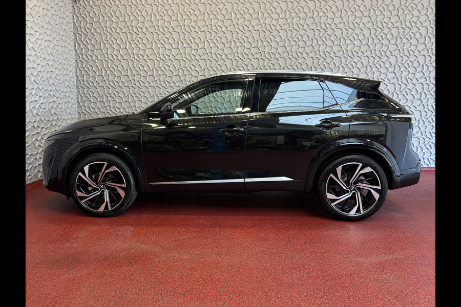 Nissan QASHQAI 1.3 MHEV 160PK TEKNA PLUS BOSE 20''LMV LEER ALCANTARA PANO MASSAGE BOSE STOEL/STUUR/RUIT VERW MATRIX.LED ELEK.KLEP HEADUP 20''LM 03/2025