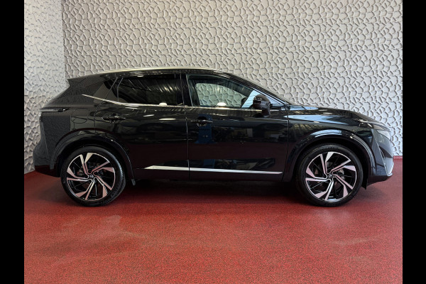 Nissan QASHQAI 1.3 MHEV 160PK TEKNA PLUS BOSE 20''LMV LEER ALCANTARA PANO MASSAGE BOSE STOEL/STUUR/RUIT VERW MATRIX.LED ELEK.KLEP HEADUP 20''LM 03/2025