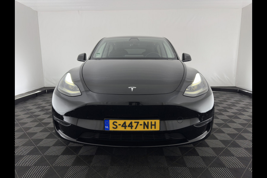 Tesla Model Y Performance AWD 75 kWh {SOH-84%} [ 3-Fase ] (INCL-BTW) Aut. *PANO | AUTO-PILOT | LUXURY-LEATHER | TOP-VIEW | NAVI-FULLMAP | MATRIX-LED | DIGI-COCKPIT | KEYLESS | CAMERA | DAB+ | HEATED-COMFORTSEATS | PRIVACY-GLASS | 21''ALU*