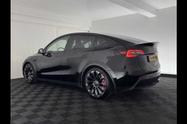 Tesla Model Y Performance AWD 75 kWh {SOH-84%} [ 3-Fase ] (INCL-BTW) Aut. *PANO | AUTO-PILOT | LUXURY-LEATHER | TOP-VIEW | NAVI-FULLMAP | MATRIX-LED | DIGI-COCKPIT | KEYLESS | CAMERA | DAB+ | HEATED-COMFORTSEATS | PRIVACY-GLASS | 21''ALU*