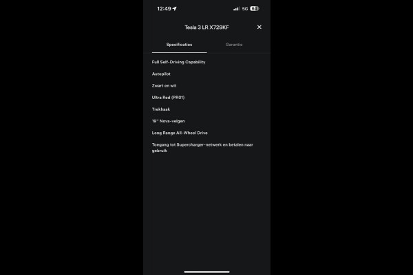 Tesla Model 3 Long Range AWD 78 kWh TREKHAAK | FULL SELFDRIVE | VOLLEDIGE FABRIEKSGARANTIE T/M 12-2027/80.000KM | AANDRIJFLIJN EN ACCU GARANTIE T/M 12-2031