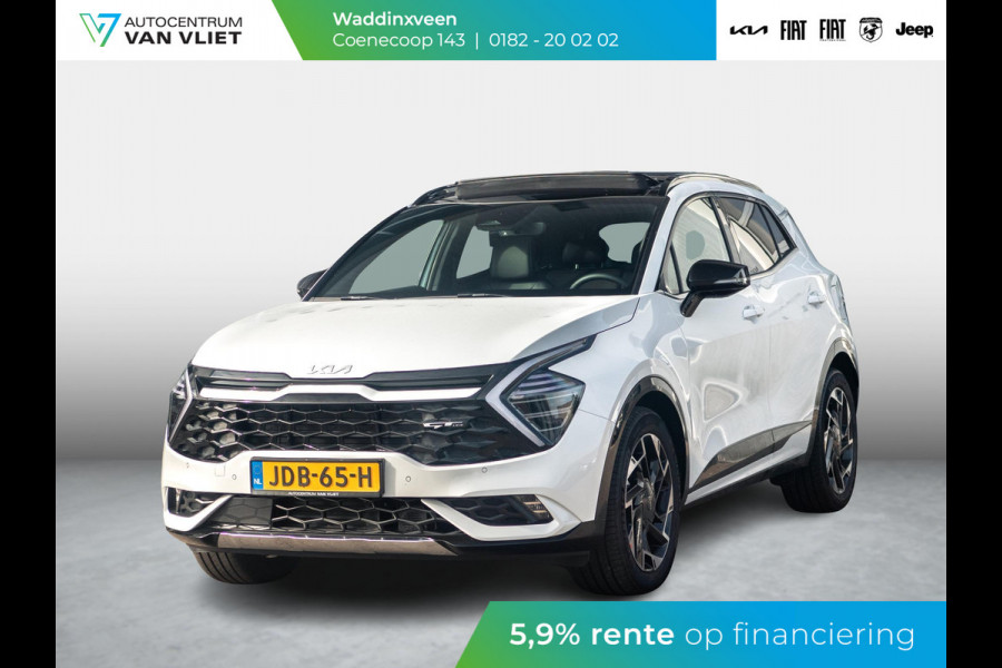 Kia Sportage 1.6 T-GDi Plug-in Hybrid AWD GT-Line | Uit voorraad leverbaar | Clima | Stoel-/stuurverwarming | Schuif-/kanteldak | Carplay | Navi | Adapt. Cruise | 19''
