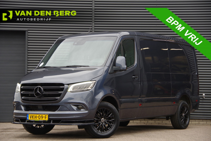 Mercedes-Benz Sprinter 319 3.0 CDI V6 L2H1 AUT. LED, LEDER, 3.5T TREKHAAK, MBUX 10'', STOELVERWARMING, NAVI, CRUISE, CLIMA, PARKEERSENSOREN, NL AUTO, N
