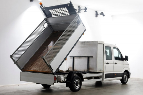 Volkswagen Crafter 35 2.0 TDI 140pk E6 D.C. Highline Kipper met hoge boorden 09-2017