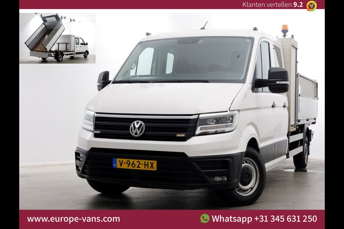 Volkswagen Crafter 35 2.0 TDI 140pk E6 D.C. Highline Kipper met hoge boorden 09-2017 Volkswagen Crafter 35 2.0 TDI 140pk E6 D.C. Highline Kipper met hoge boorden 09-2017