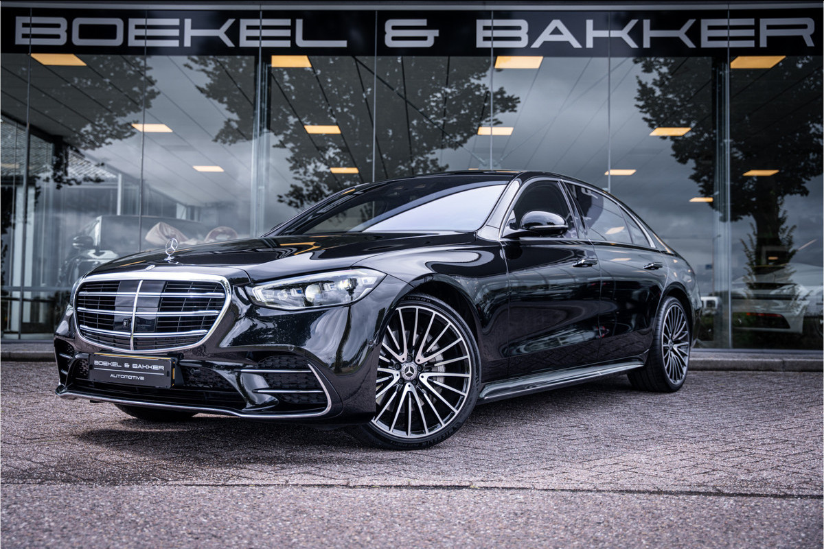 Mercedes-Benz S-Klasse 500 4MATIC Lang AMG Line ** Achterasbesturing ** Panodak ** HUD ** Burmester Premium Plus ** 21inch ** Ventilatie ** Massage