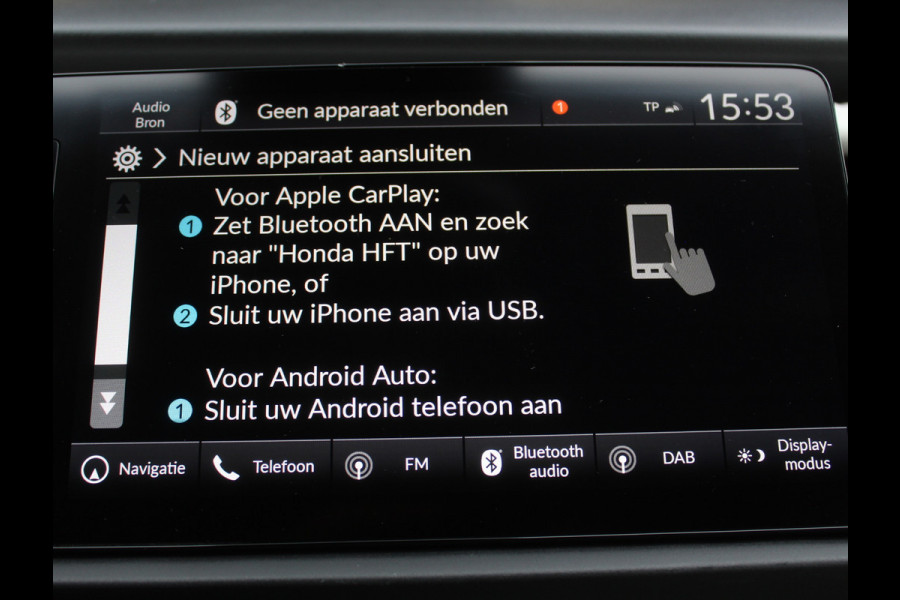 Honda Jazz 1.5 e:HEV Executive CAMERA | CARPLAY | ADAPCRUISE | LMV16 | NAVI | DAB | LED | PDC | STOELVERW