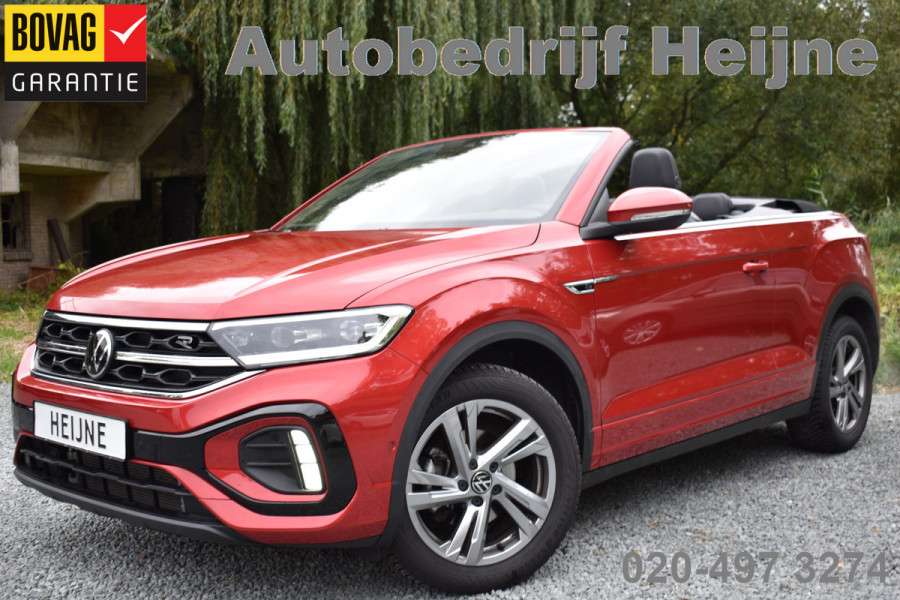 Volkswagen T-Roc Cabrio 1.5 TSI 150PK DSG R-LINE SPORT LEDER/NAVI/CARPLAY