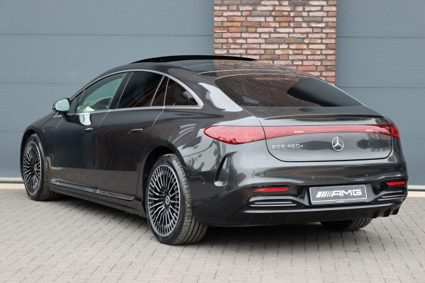Mercedes-Benz EQS 450+ AMG Line 108 kWh | ex. BTW €55.000,- | Hyperscreen | Achterasbesturing | Airmatic | Distronic+ | Massage | Burmester | Digital Light | HUD | Stoelventilatie | Verwarmd Stuurwiel |