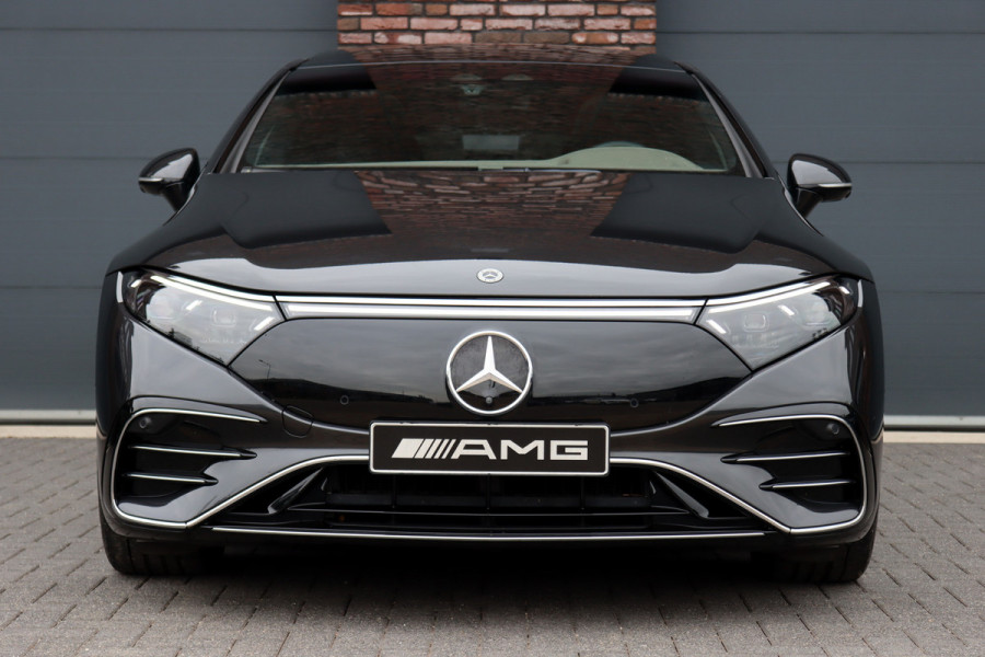 Mercedes-Benz EQS 450+ AMG Line 108 kWh | ex. BTW €55.000,- | Hyperscreen | Achterasbesturing | Airmatic | Distronic+ | Massage | Burmester | Digital Light | HUD | Stoelventilatie | Verwarmd Stuurwiel |