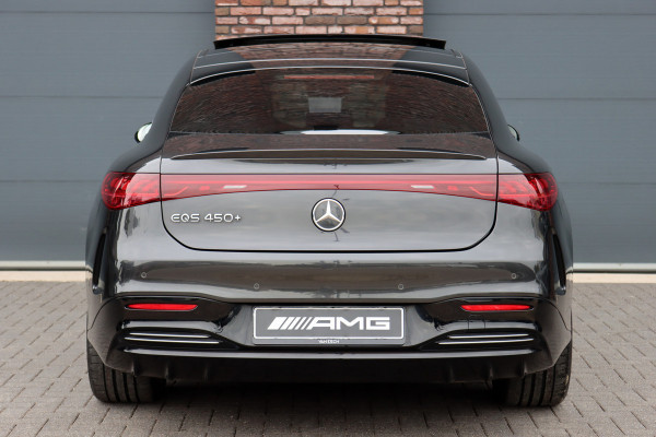 Mercedes-Benz EQS 450+ AMG Line 108 kWh | ex. BTW €55.000,- | Hyperscreen | Achterasbesturing | Airmatic | Distronic+ | Massage | Burmester | Digital Light | HUD | Stoelventilatie | Verwarmd Stuurwiel |