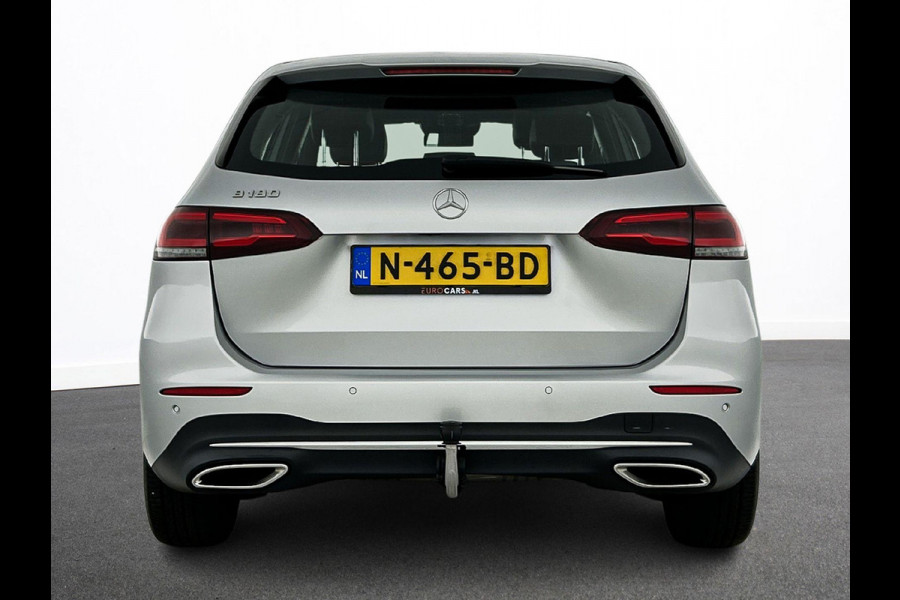 Mercedes-Benz B-Klasse 180 Business Solution Luxury Auto. Trekhaak Navigatie Camera Parkeersensoren Cruise Control Elektrische achterklep Stoelverwarming Virtual Cockpit Leder Climate Control