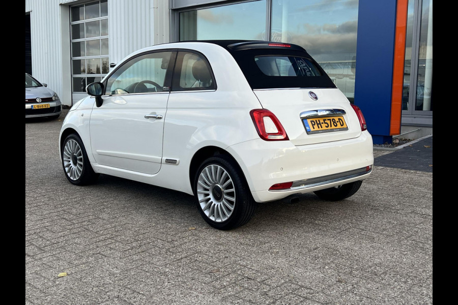 Fiat 500C 0.9 TwinAir Turbo Lounge | Open dak | Navigatie | Climate Controle
