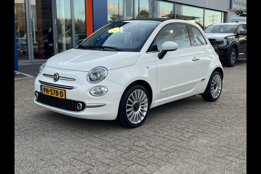 Fiat 500C 0.9 TwinAir Turbo Lounge | Open dak | Navigatie | Climate Controle