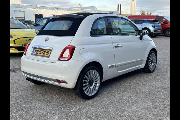 Fiat 500C 0.9 TwinAir Turbo Lounge | Open dak | Navigatie | Climate Controle
