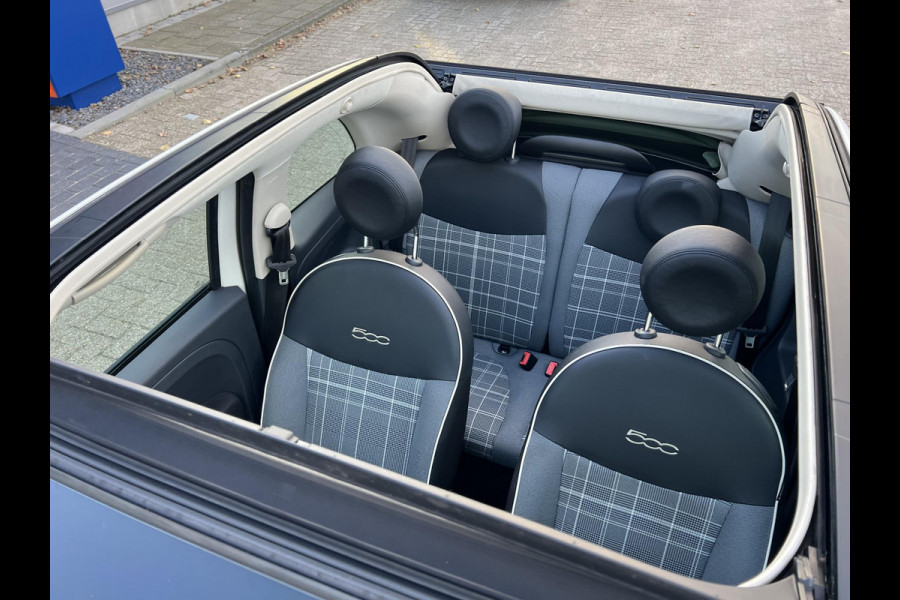 Fiat 500C 0.9 TwinAir Turbo Lounge | Open dak | Navigatie | Climate Controle