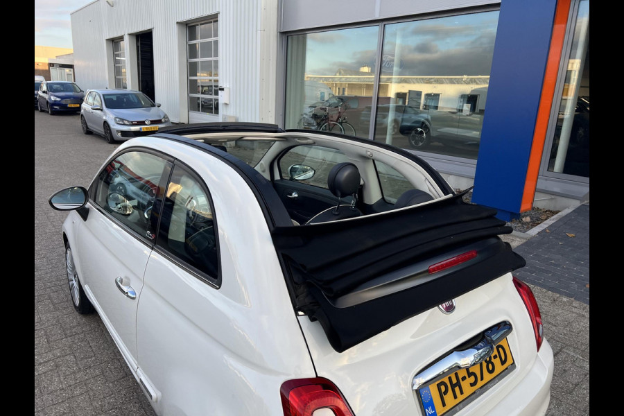 Fiat 500C 0.9 TwinAir Turbo Lounge | Open dak | Navigatie | Climate Controle