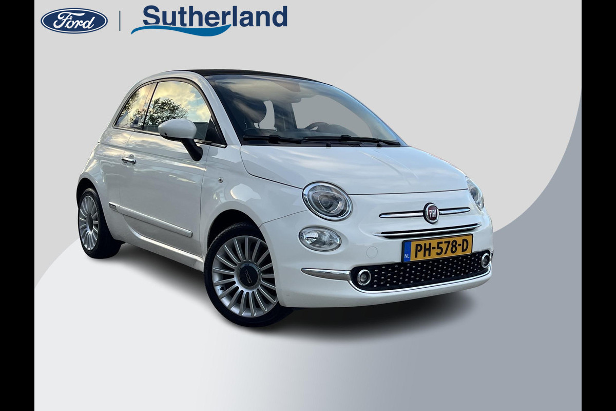 Fiat 500C 0.9 TwinAir Turbo Lounge | Open dak | Navigatie | Climate Controle Fiat 500C 0.9 TwinAir Turbo Lounge | Open dak | Navigatie | Climate Controle