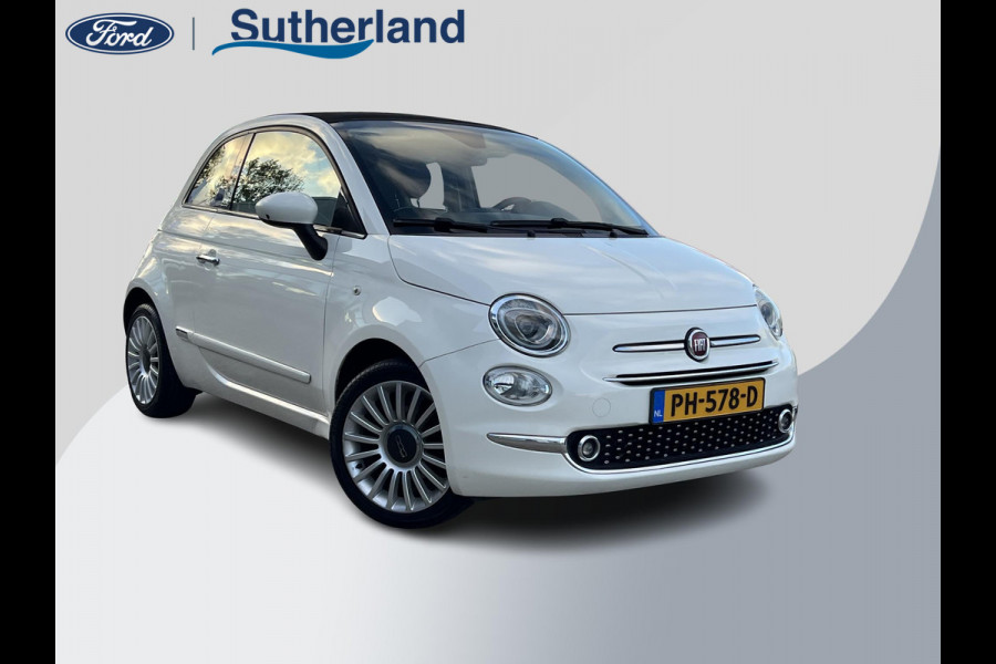 Fiat 500C 0.9 TwinAir Turbo Lounge | Open dak | Navigatie | Climate Controle