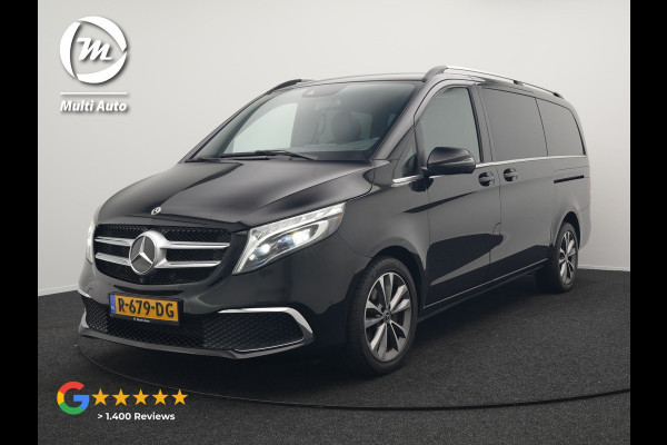 Mercedes-Benz V-Klasse 250d Lang Avantgarde Edition 7-Persoons | Panodak | Lederen Stoelen Ventilatie & Verwarmd | Burmester Audio | Multi Beam LED | Adaptive Cruise | 360 Camera | Schuifdeuren Elektrisch | Apple Carplay | Sfeerverlichting | Blis | Navig