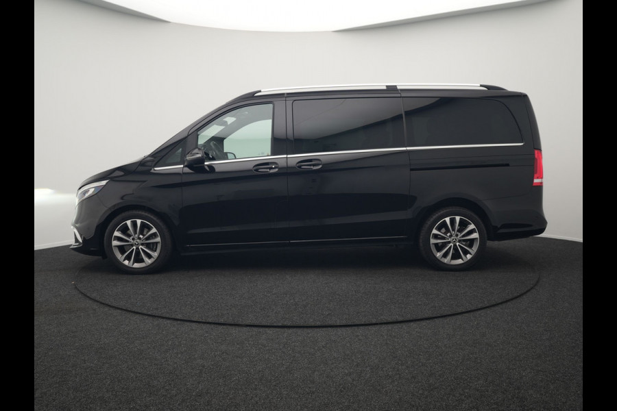 Mercedes-Benz V-Klasse 250d Lang Avantgarde Edition 7-Persoons | Panodak | Lederen Stoelen Ventilatie & Verwarmd | Burmester Audio | Multi Beam LED | Adaptive Cruise | 360 Camera | Schuifdeuren Elektrisch | Apple Carplay | Sfeerverlichting | Blis | Navig