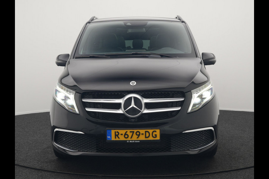 Mercedes-Benz V-Klasse 250d Lang Avantgarde Edition 7-Persoons | Panodak | Lederen Stoelen Ventilatie & Verwarmd | Burmester Audio | Multi Beam LED | Adaptive Cruise | 360 Camera | Schuifdeuren Elektrisch | Apple Carplay | Sfeerverlichting | Blis | Navig