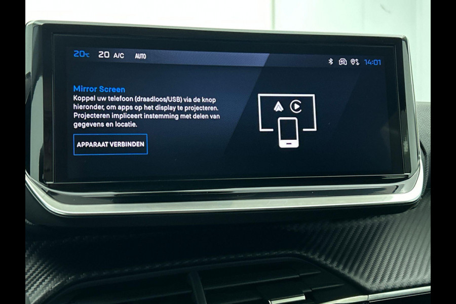 Peugeot 208 1.2 Hybrid 100PK Automaat Allure Navigatie Apple Carplay/Android Auto Airco Camera Parkeer sensoren Cruise Control LED