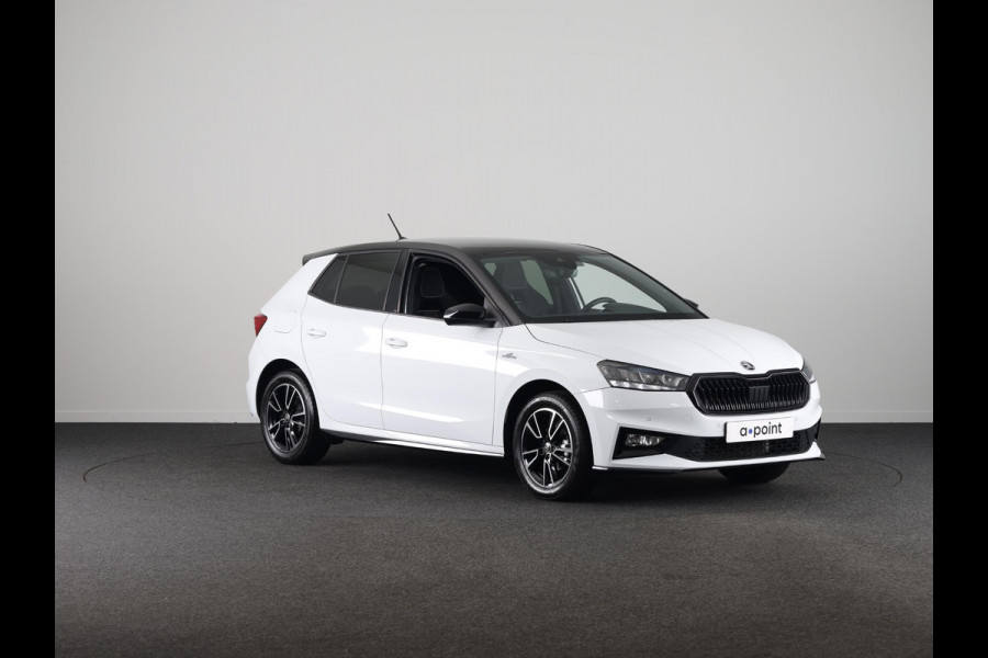 Škoda Fabia 1.0 TSI Monte Carlo 95 pk | Verlengde garantie | Navigatie via App | Parkeersensoren | Achteruitrijcamera | Stoelverwarming |