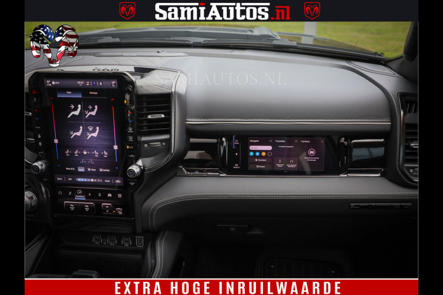 Dodge Ram 1500 Limited Demo Night High Output 540HP 706Nm | Massage + Full Option | De Meest Luxe en Volle Pick-Up in zijn Klasse | Comfortabele Dubbele Cabine met Royale 5 Zitplaatsen | BPM vrij | Nu Leverbaar uit Voorraad | Voorraad Nr 2263 - V76JVF
