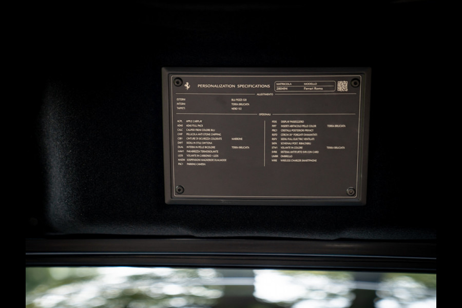 Ferrari Roma 3.9 V8 HELE | Daytona Seats | Pass. Display | ADAS | CarPlay | Carbon stuur