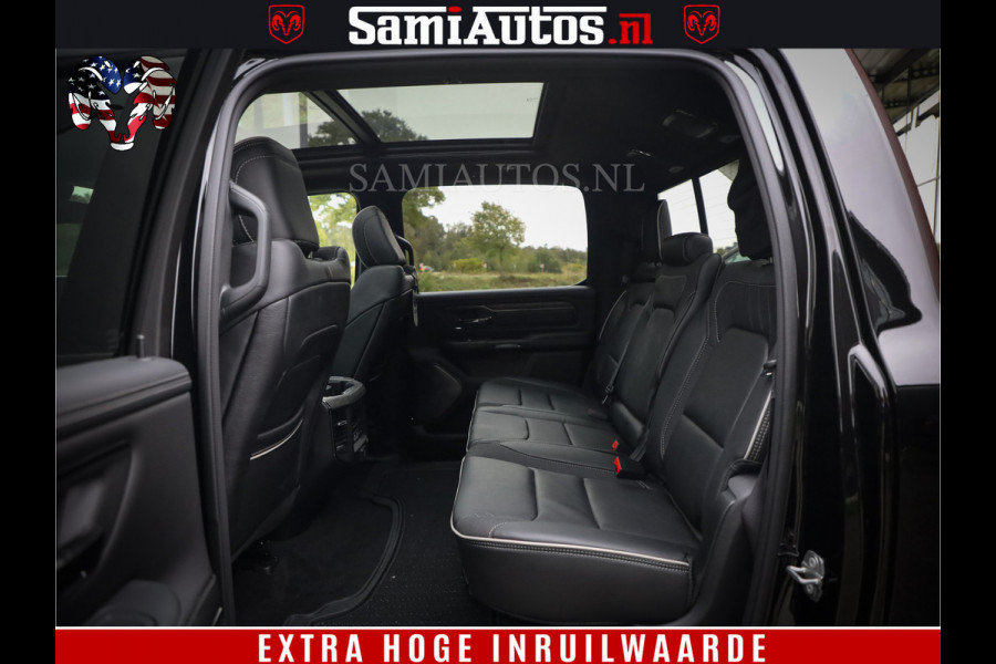 Dodge Ram 1500 Limited Demo Night High Output 540HP 706Nm | Massage + Full Option | De Meest Luxe en Volle Pick-Up in zijn Klasse | Comfortabele Dubbele Cabine met Royale 5 Zitplaatsen | BPM vrij | Nu Leverbaar uit Voorraad | Voorraad Nr 2263 - V76JVF