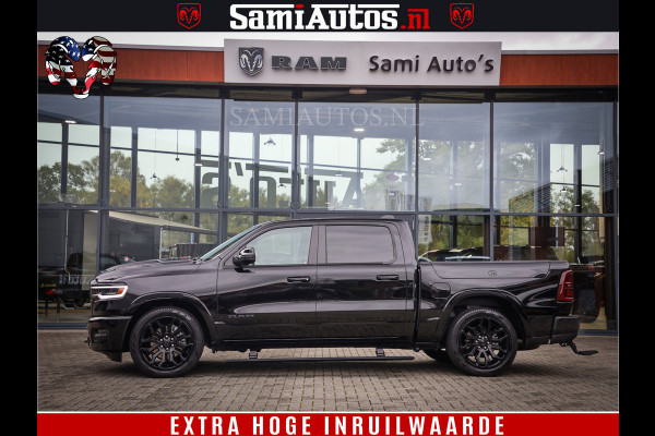 Dodge Ram 1500 Limited Demo Night High Output 540HP 706Nm | Massage + Full Option | De Meest Luxe en Volle Pick-Up in zijn Klasse | Comfortabele Dubbele Cabine met Royale 5 Zitplaatsen | BPM vrij | Nu Leverbaar uit Voorraad | Voorraad Nr 2263 - V76JVF