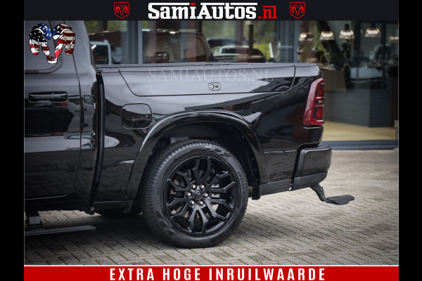 Dodge Ram 1500 Limited Demo Night High Output 540HP 706Nm | Massage + Full Option | De Meest Luxe en Volle Pick-Up in zijn Klasse | Comfortabele Dubbele Cabine met Royale 5 Zitplaatsen | BPM vrij | Nu Leverbaar uit Voorraad | Voorraad Nr 2263 - V76JVF
