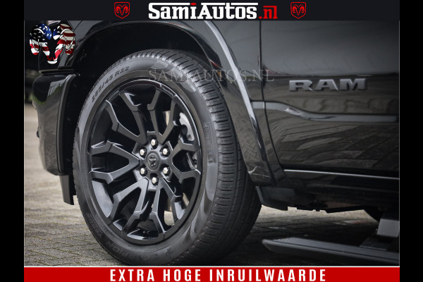 Dodge Ram 1500 Limited Demo Night High Output 540HP 706Nm | Massage + Full Option | De Meest Luxe en Volle Pick-Up in zijn Klasse | Comfortabele Dubbele Cabine met Royale 5 Zitplaatsen | BPM vrij | Nu Leverbaar uit Voorraad | Voorraad Nr 2263 - V76JVF