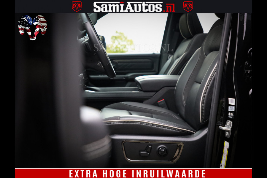 Dodge Ram 1500 Limited Demo Night High Output 540HP 706Nm | Massage + Full Option | De Meest Luxe en Volle Pick-Up in zijn Klasse | Comfortabele Dubbele Cabine met Royale 5 Zitplaatsen | BPM vrij | Nu Leverbaar uit Voorraad | Voorraad Nr 2263 - V76JVF