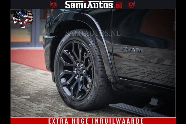 Dodge Ram 1500 Limited Demo Night High Output 540HP 706Nm | Massage + Full Option | De Meest Luxe en Volle Pick-Up in zijn Klasse | Comfortabele Dubbele Cabine met Royale 5 Zitplaatsen | BPM vrij | Nu Leverbaar uit Voorraad | Voorraad Nr 2263 - V76JVF