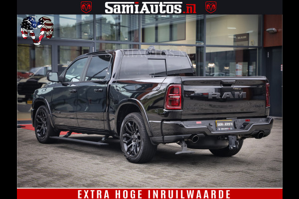 Dodge Ram 1500 Limited Demo Night High Output 540HP 706Nm | Massage + Full Option | De Meest Luxe en Volle Pick-Up in zijn Klasse | Comfortabele Dubbele Cabine met Royale 5 Zitplaatsen | BPM vrij | Nu Leverbaar uit Voorraad | Voorraad Nr 2263 - V76JVF