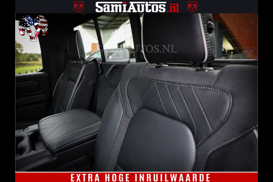 Dodge Ram 1500 Limited Demo Night High Output 540HP 706Nm | Massage + Full Option | De Meest Luxe en Volle Pick-Up in zijn Klasse | Comfortabele Dubbele Cabine met Royale 5 Zitplaatsen | BPM vrij | Nu Leverbaar uit Voorraad | Voorraad Nr 2263 - V76JVF