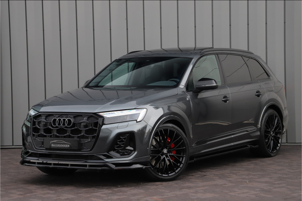 Audi Q7 60 TFSI e quattro Competition | 490PK | Luchtvering | Pano | Sfeerverlichting | RS-Stoelen | B&O | Matrix-led | Memory | Stuurwi