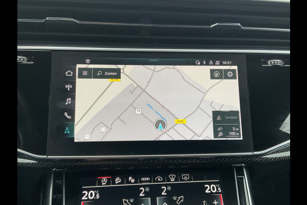 Audi Q8 4.0 TDI SQ8 NightVision Carboninleg B&O Sfeerverl HUD 360° Trekhaak Audi Q8 4.0 TDI SQ8 NightVision Carboninleg B&O Sfeerverl HUD 360° Trekhaak