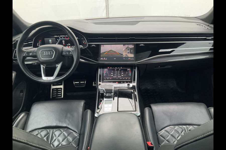 Audi Q8 4.0 TDI SQ8 NightVision Carboninleg B&O Sfeerverl HUD 360° Trekhaak Audi Q8 4.0 TDI SQ8 NightVision Carboninleg B&O Sfeerverl HUD 360° Trekhaak