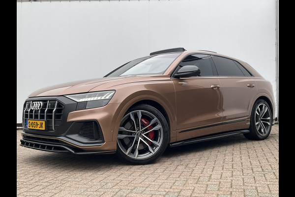 Audi Q8 4.0 TDI SQ8 NightVision Carboninleg B&O Sfeerverl HUD 360° Trekhaak Audi Q8 4.0 TDI SQ8 NightVision Carboninleg B&O Sfeerverl HUD 360° Trekhaak