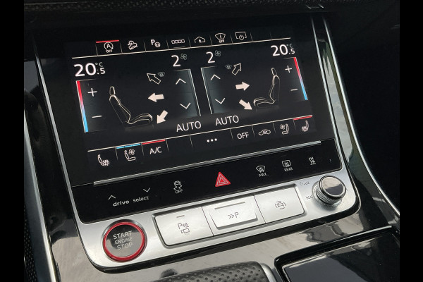 Audi Q8 4.0 TDI SQ8 NightVision Carboninleg B&O Sfeerverl HUD 360° Trekhaak Audi Q8 4.0 TDI SQ8 NightVision Carboninleg B&O Sfeerverl HUD 360° Trekhaak