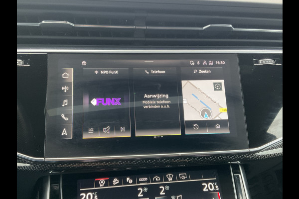 Audi Q8 4.0 TDI SQ8 NightVision Carboninleg B&O Sfeerverl HUD 360° Trekhaak Audi Q8 4.0 TDI SQ8 NightVision Carboninleg B&O Sfeerverl HUD 360° Trekhaak
