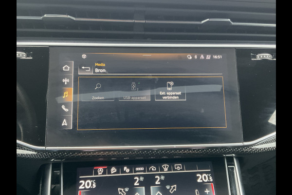 Audi Q8 4.0 TDI SQ8 NightVision Carboninleg B&O Sfeerverl HUD 360° Trekhaak Audi Q8 4.0 TDI SQ8 NightVision Carboninleg B&O Sfeerverl HUD 360° Trekhaak