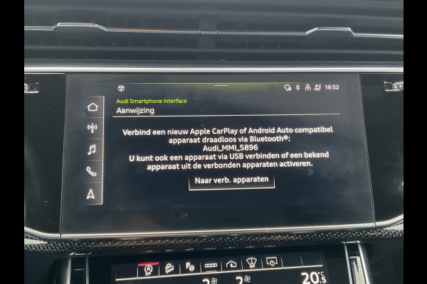 Audi Q8 4.0 TDI SQ8 NightVision Carboninleg B&O Sfeerverl HUD 360° Trekhaak Audi Q8 4.0 TDI SQ8 NightVision Carboninleg B&O Sfeerverl HUD 360° Trekhaak